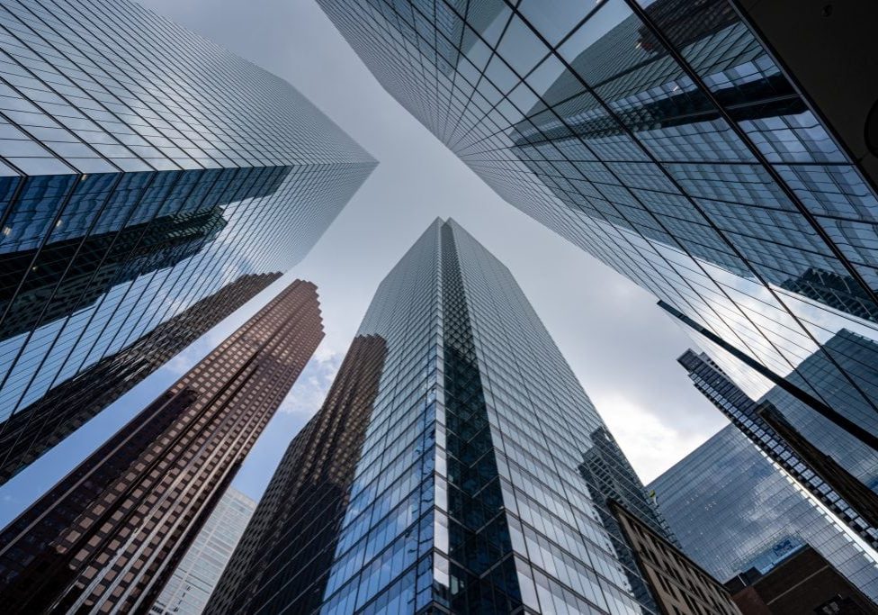 Business,Skyscrapers,In,The,Financial,District,,Toronto,Downtown.
